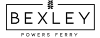 A logo with the text "BEXLEY POWERS FERRY" in a green frame.