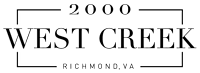 A logo with the text "West Creek Richmond, VA" and the year 2000.