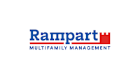 A logo for a multifamily management company.