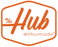 The logo for The Hub at Mountcastle.