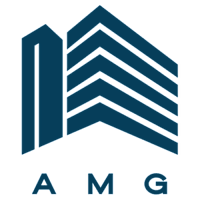 A blue graphic with the letters