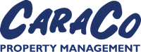 the logo in blue on a green background