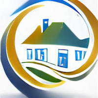 a logo for a home maintenance company with a house in the middle of the logo