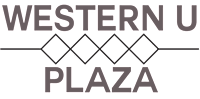 The image displays the name "Western Union Plaza" in a stylized font.