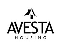 The image is a logo for Avesta Housing.
