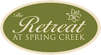 The logo for the Retreat at Spring Creek.