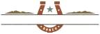 the logo for pine valley ranch with mountains in the background
