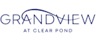The image is a logo of Grandview at Clear Pond.