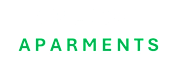 The image displays the words "GRIERSON APARMENTS" in green text on a dark background.