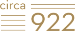 The image displays the word "circa" above the number 922.