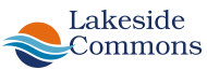 the logo for lakeside commons