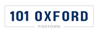 an image of a green background with the words 100 oxford festival written in blue in a