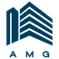 A blue graphic with the letters