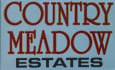 a sign that says county meadow estates