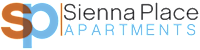 The image is a logo for Sienna Place Apartments.