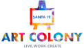 Sante Fe Art Colony logo - colorful