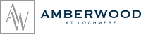 a logo with the word ambersword on a black background