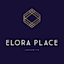 A logo with a hexagonal shape and the text "ELORA PLACE LAFAYETTE" on a dark background.