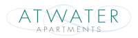 A logo for a company named Atwater Apartments.