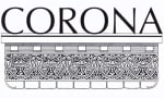 a drawing of a piano with the word corona written above it
