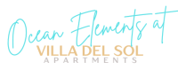 the graphic of the logo villa apartments