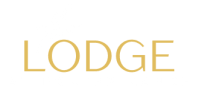 the logo for the lodge at porter ranch