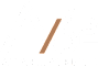 A logo for A/62 Apartments with a black background and white and brown text.