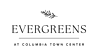 A logo with the text Evergreens at Columbia Town Center.