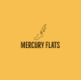 a logo of a flying bird on a yellow background