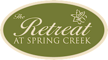 The logo for the Retreat at Spring Creek.