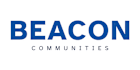 the logo for beacon communications on a white background