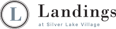 Property Logo at The Landings at Silver Lake Village, Minnesota, 55421