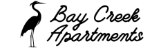 a logo apartments with a silhouette of a bird