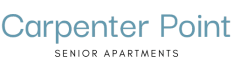 the logo for contractor point with the word senior apartments