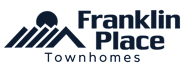 The image is a logo for a company named Franklin Place Townhomes.