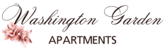 the graphic has the wordsactivation garden apartments and a pink flower