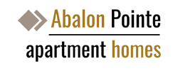 The image is a logo for Abalon Pointe Apartment Homes.