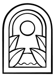 an illustration of a bacterium with leaves in a window