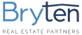 The image is a logo for a real estate partnership named Bryten.