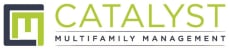 the logo multifamily management on a white background