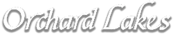 The image shows the text "Orchard Lakes" in a stylized font.