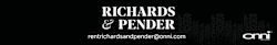A black and white image with the text "RICHARDS & PENDER" and an email address.