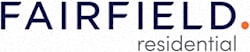 The image is of a logo for Fairfield residential.