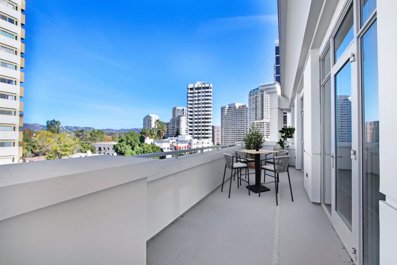 Balcony at Wilshire Victoria Westwood Apartments