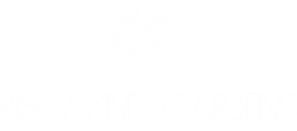 the logo for cave gardens with a tree in the middle of it at Palm Gardens @ Biscayne Gardens, North Miami