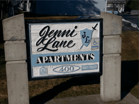 Jenni Lane Property Sign