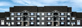 The Sandstone Exterior Rendering