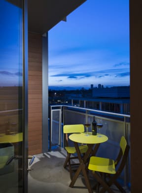 Breathtaking Skyline View From the Balcony