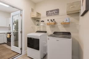 Washer and dryer