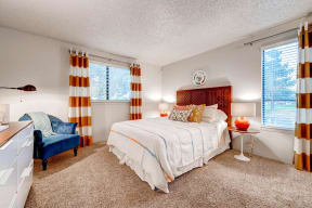 Master Bedroom at Terra Vista at the Park Apartments, Littleton, Colorado